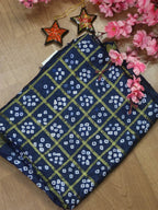Blue Bandhani Silk Dupatta - Luxurion World