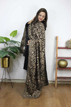 Blue Embroidered Trendy Velvet Dupatta - Luxurion World