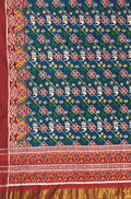 Blue Handloom Double Ikat Patola Pure Silk Saree - Luxurion World