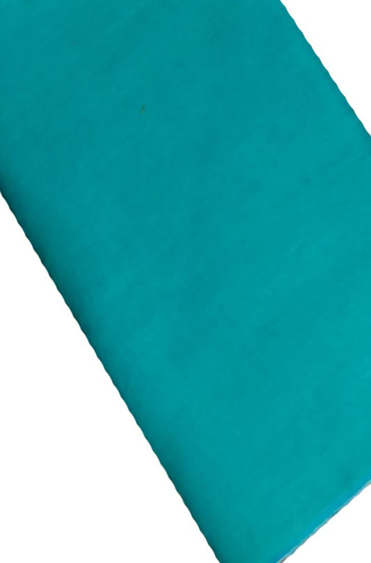 Blue Plain Pure Linen Fabric ( 1 Mtr ) - Luxurion World