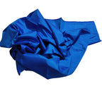 Blue Plain Pure Silk Fabric ( 1 Mtr ) - Luxurion World