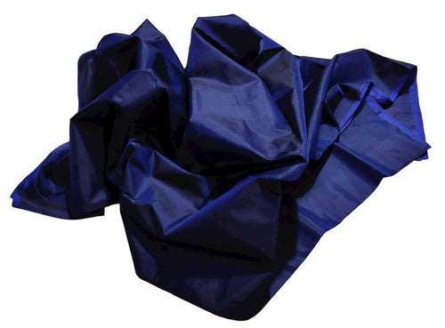Blue Plain Pure Silk Fabric ( 1 Mtr ) - Luxurion World