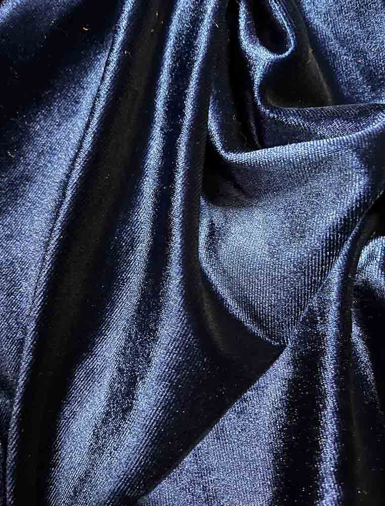 Blue Trendy Velvet Fabric ( 1 Mtr ) - Luxurion World