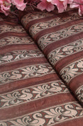 Brown Banarasi Silk Fabric ( 1 Mtr ) - Luxurion World