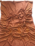 Brown Hand Embroidered Kashmiri Sozni Work Crepe Saree - Luxurion World