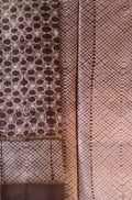 Brown Shibori Cotton Silk Two Piece Unstitched Suit Set - Luxurion World