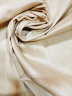 Cream Plain Cotton Silk Fabric ( 0.5 Mtr) - Luxurion World