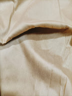 Cream Plain Cotton Silk Fabric ( 1 Mtr) - Luxurion World
