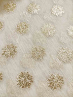 Dyeable Banarasi Chanderi Silk Fabric ( 1 Mtr ) - Luxurion World