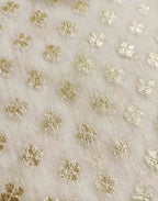 Dyeable Banarasi Chanderi Silk Fabric ( 1 Mtr ) - Luxurion World