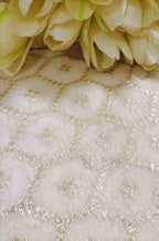 Dyeable Banarasi Chanderi Silk Fabric ( 1 Mtr ) - Luxurion World