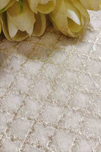 Dyeable Banarasi Chanderi Silk Fabric ( 1 Mtr ) - Luxurion World