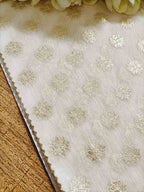 Dyeable Banarasi Chanderi Silk Fabric ( 1 Mtr ) - Luxurion World