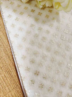 Dyeable Banarasi Chanderi Silk Fabric ( 1 Mtr ) - Luxurion World