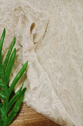 Dyeable Banarasi Pure Georgette Fabric (1Mtr) - Luxurion World