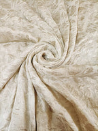 Dyeable Banarasi Pure Georgette Fabric (1Mtr) - Luxurion World