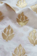 Dyeable Banarasi Silk Fabric (  1 Mtr ) - Luxurion World