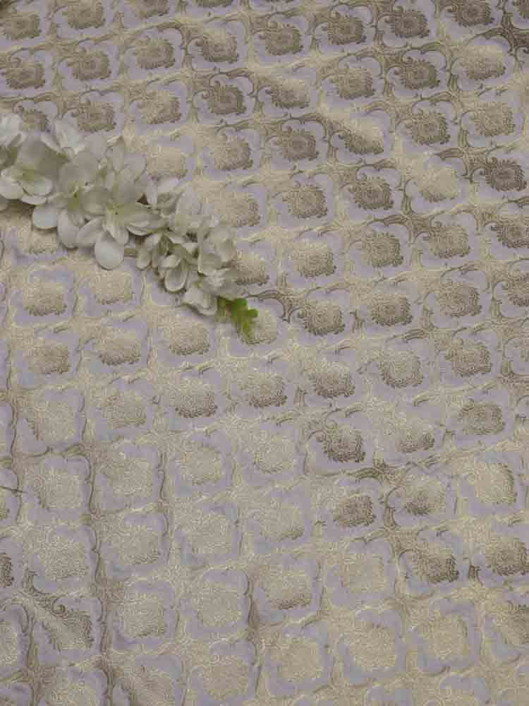 Dyeable Banarasi Silk Fabric ( 1 Mtr )