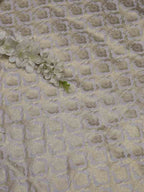Dyeable Banarasi Silk Fabric ( 1 Mtr ) - Luxurion World