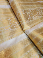 Dyeable Banarasi Silk Fabric (1 Mtr) - Luxurion World
