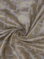 Dyeable Banarasi Silk Fabric ( 1 Mtr ) - Luxurion World