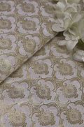 Dyeable Banarasi Silk Fabric ( 1 Mtr ) - Luxurion World