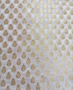Dyeable Banarasi Silk Fabric (  1 Mtr ) - Luxurion World