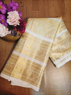 Dyeable Banarasi Silk Fabric (1 Mtr) - Luxurion World
