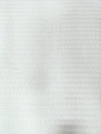 White Embroidered Chikankari Cotton Fabric (1 Mtr) - Luxurion World