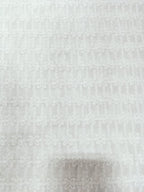 White Embroidered Chikankari Cotton Fabric (1 Mtr) - Luxurion World