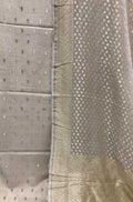 Dyeable Handloom Banarasi Moonga Silk Three Piece Unstitched Suit Set - Luxurion World