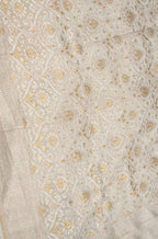 Dyeable Handloom Banarasi Pure Georgette Dupatta - Luxurion World