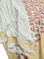 Dyeable Handloom Banarasi Pure Georgette Meenakari Saree - Luxurion World