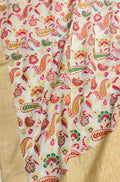 Dyeable Handloom Banarasi Pure Georgette Meenakari Saree - Luxurion World