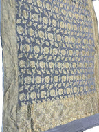 Dyeable Handloom Banarasi Pure Georgette Dupatta - Luxurion World