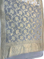 Dyeable Handloom Banarasi Pure Georgette Dupatta - Luxurion World