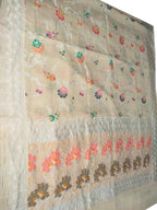 Dyeable Handloom Banarasi Pure Moonga Silk Meenakari Saree - Luxurion World