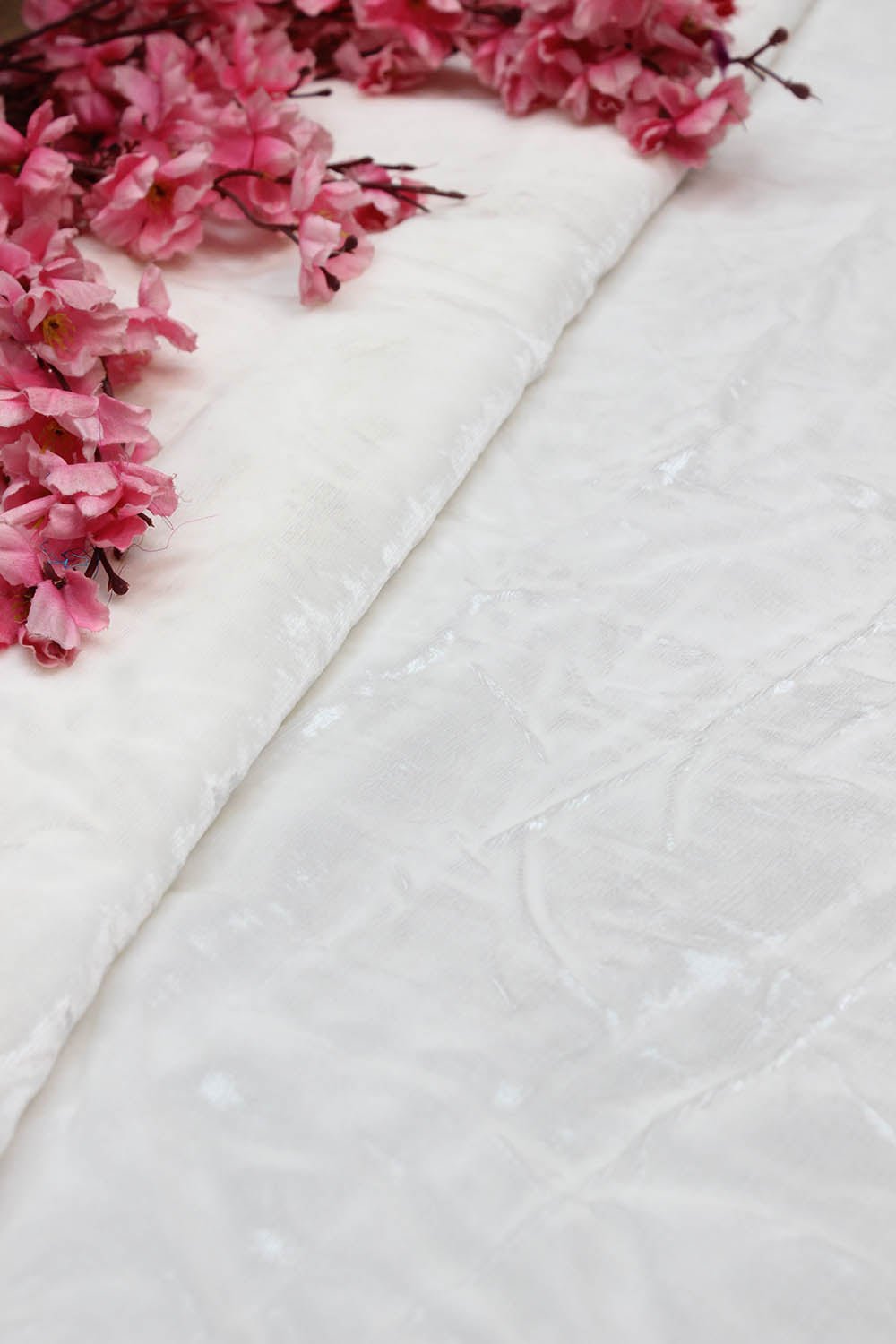 Dyeable Plain Velvet Fabric (1 Mtr ) - Luxurion World