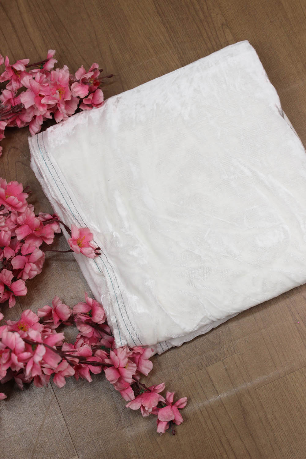 Dyeable Plain Velvet Fabric (1 Mtr ) - Luxurion World