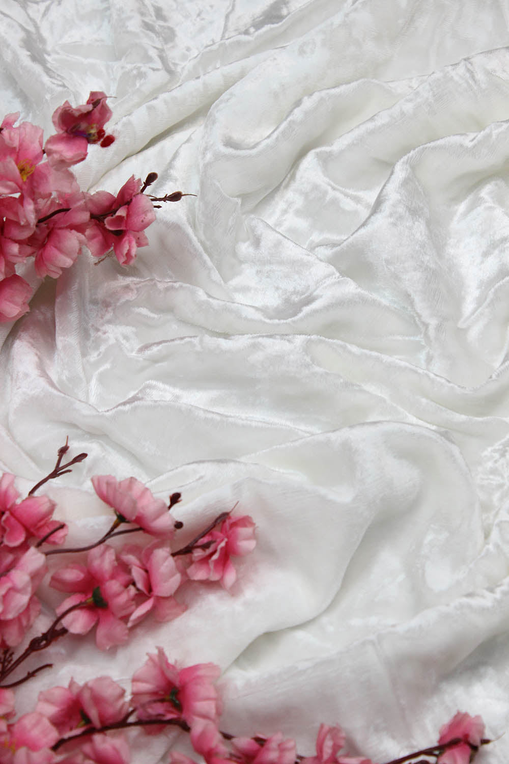 Dyeable Plain Velvet Fabric (1 Mtr ) - Luxurion World