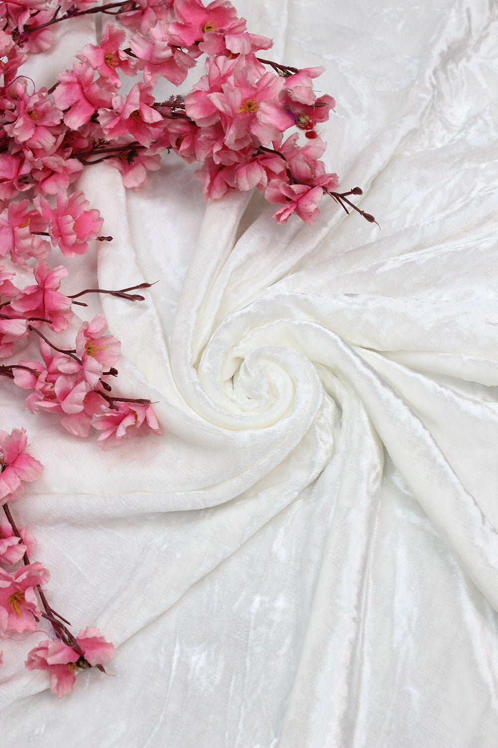 Dyeable Plain Velvet Fabric (1 Mtr ) - Luxurion World