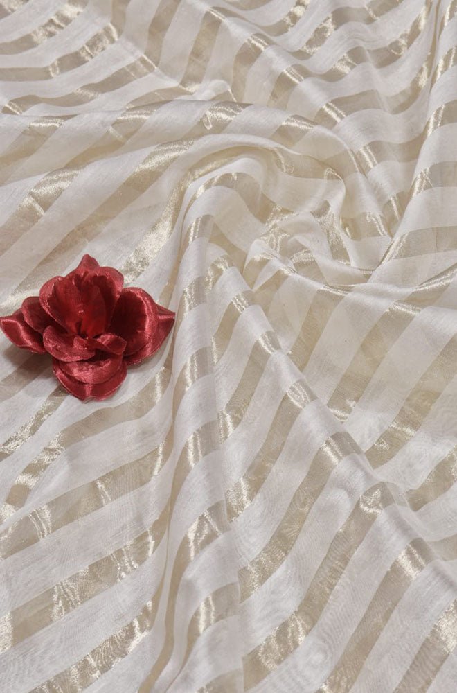 Dyeable Trendy Chanderi Silk Fabric (1 Mtr)