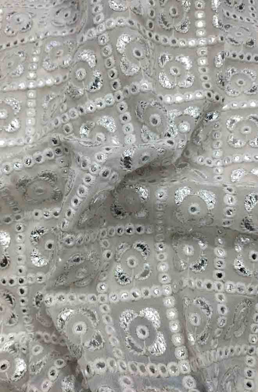 Dyeable Trendy Georgette Fabric ( 1 Mtr ) - Luxurion World