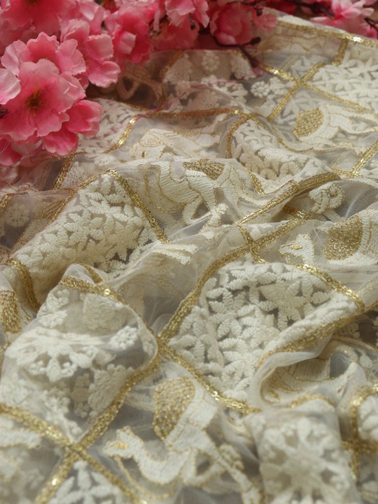 Dyeable Trendy Net Fabric ( 1 Mtr ) - Luxurion World