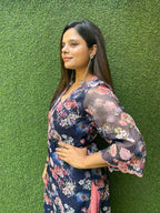 Floral Organza Kurta - Luxurion World
