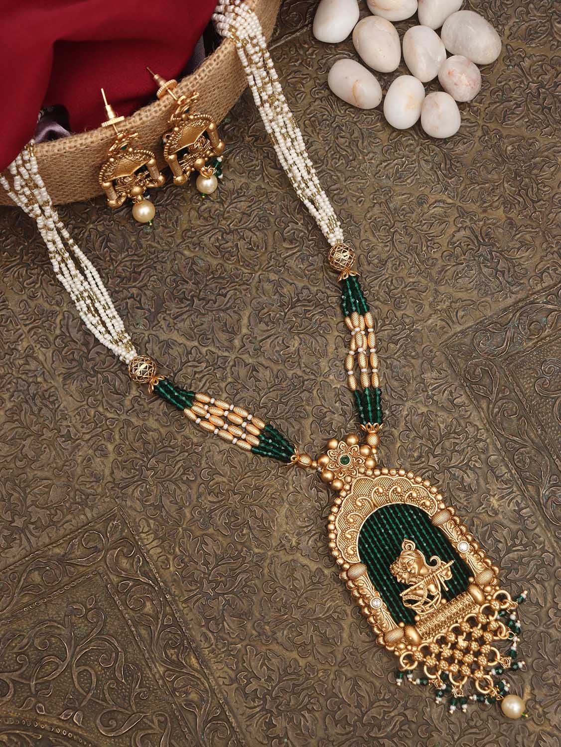 Shop Luxurionworld's Golden Elegance Necklace Set for Chic Style - Luxurion World