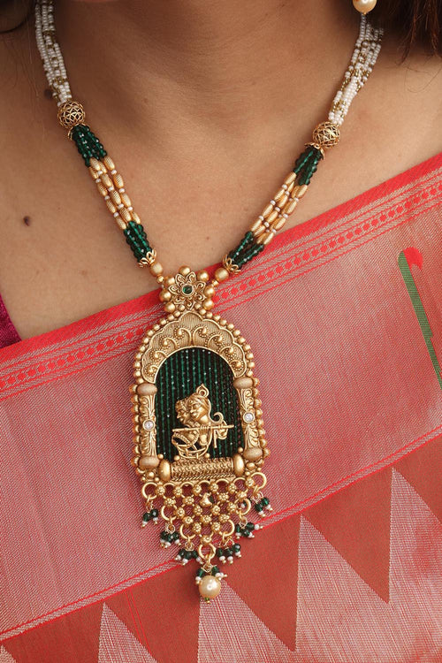 Shop Luxurionworld's Golden Elegance Necklace Set for Chic Style - Luxurion World