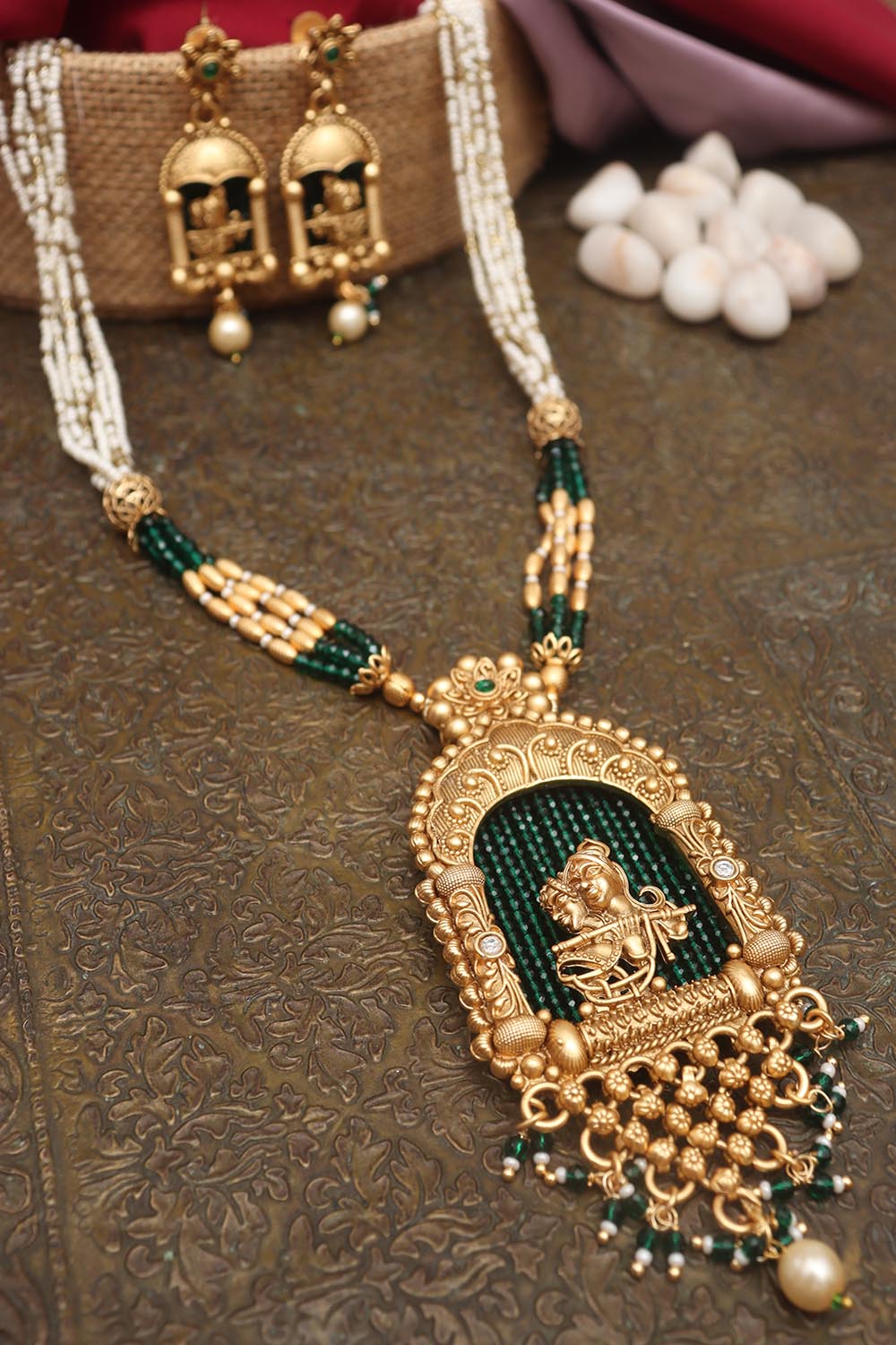 Shop Luxurionworld's Golden Elegance Necklace Set for Chic Style - Luxurion World