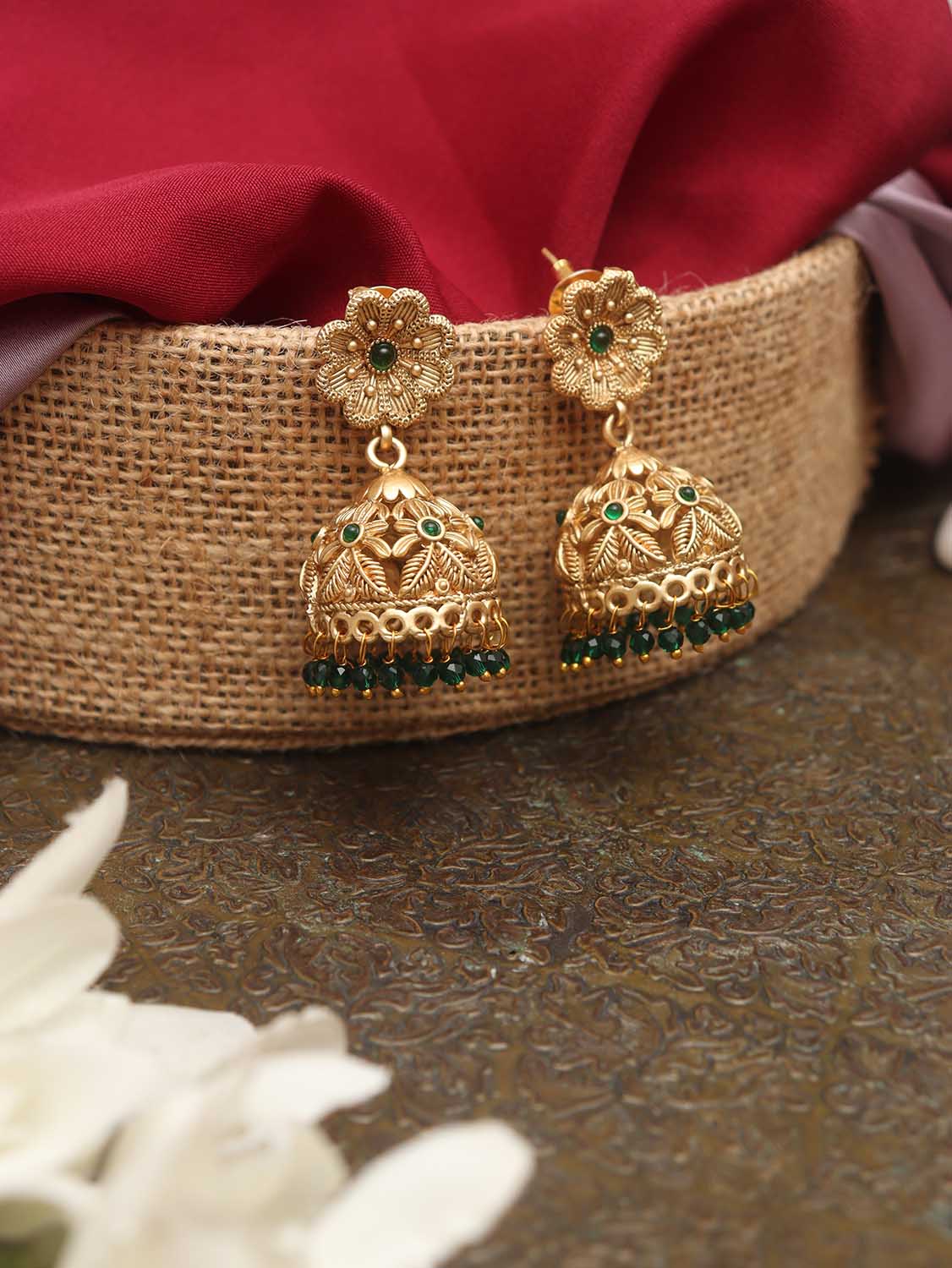 Golden Delight - Elevate Your Style with Trendy and Lightweight Earrings - Add a Touch of Grace to Your Look - Luxurion World