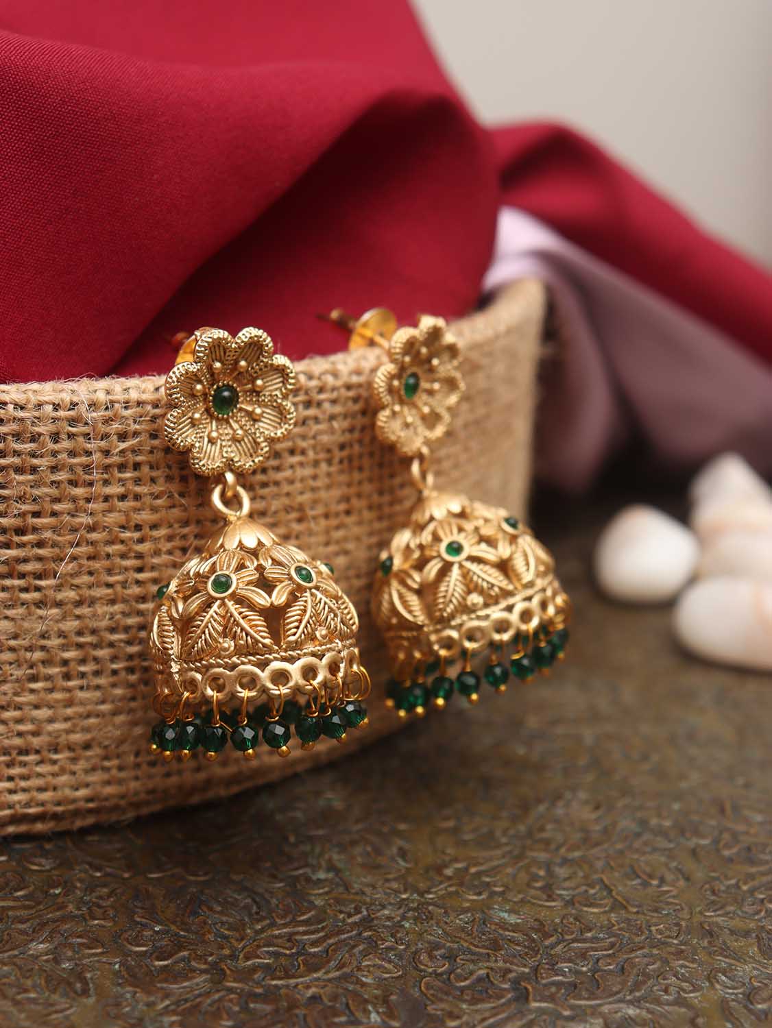 Golden Delight - Elevate Your Style with Trendy and Lightweight Earrings - Add a Touch of Grace to Your Look - Luxurion World
